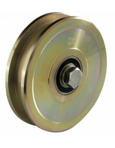 Wheel with screw two bearings square shape