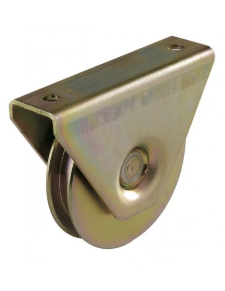 Wheel with support one bearing round profile Wheel with support one bearing round profile