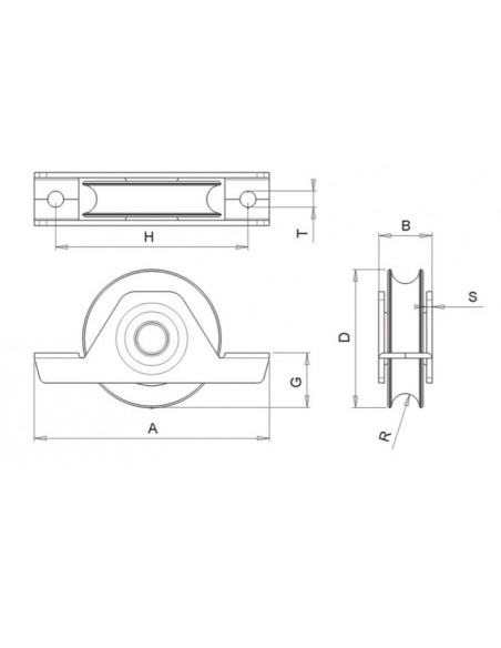 Wheel with support angle profile