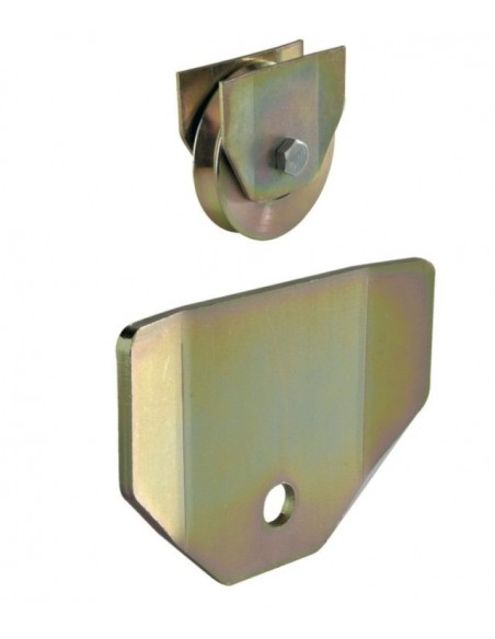 Wheel with support one bearing square profile