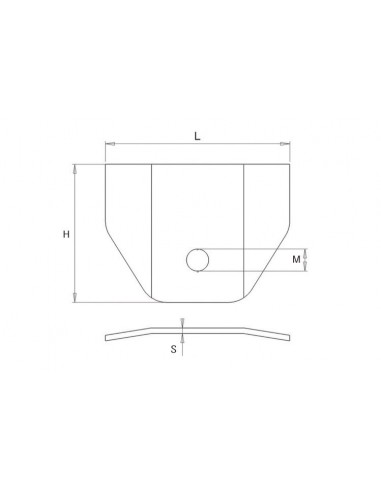 Wheel with support one bearing square profile