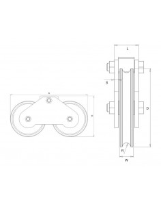 Plates for wheels with screw 2