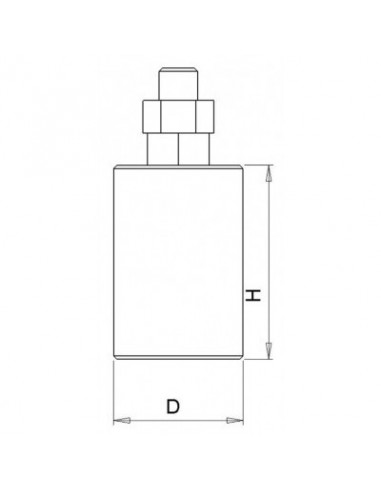Πλαστικός οδηγός συρόμενης πόρτας 