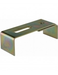 Single adjustable plate for plastic guides
