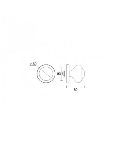 Πόμολο μπουλ για πόρτα σειρά 141