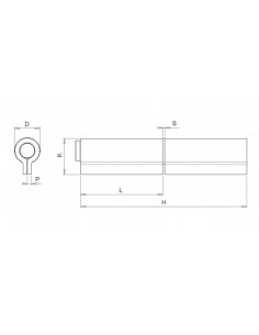 Hinge with four wings double leaf series 400 2