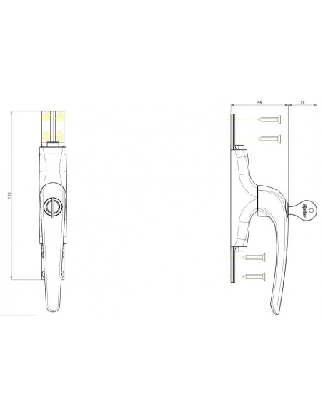 Σπανιολέτα (γρύλος) με κλειδί