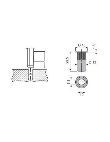 Φωλιά σύρτη από zamak προσθήκες