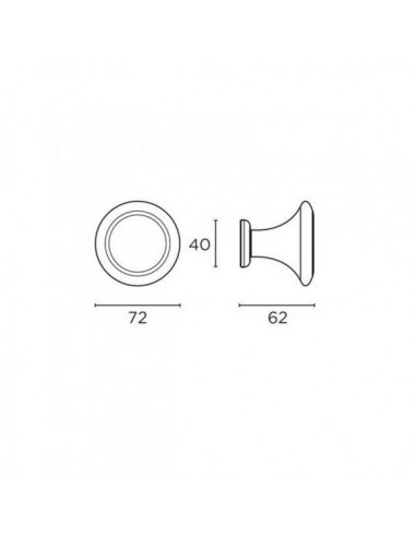 Πόμολο μπουλ για πόρτα σειρά 233