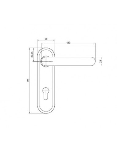 Πόμολο για πυράντοχη πόρτα.
