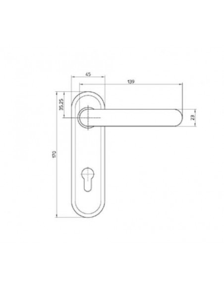 Πόμολο για πυράντοχη πόρτα.