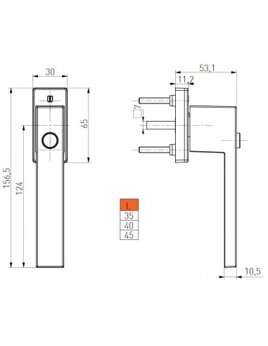 Λαβές (πόμολα) παραθύρου TREND PREMIUM