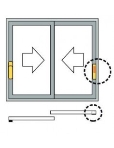 Χωνευτή λαβή καρέ 2