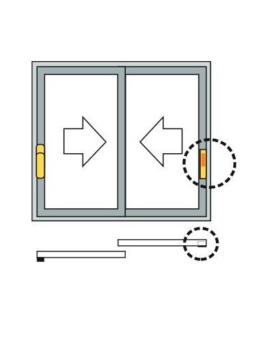 Χωνευτή λαβή καρέ