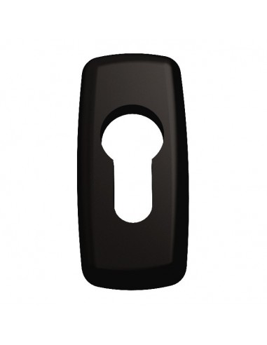 Διπλό πόμολο χερούλι αλουμινίου με ροζέτα για πόρτα