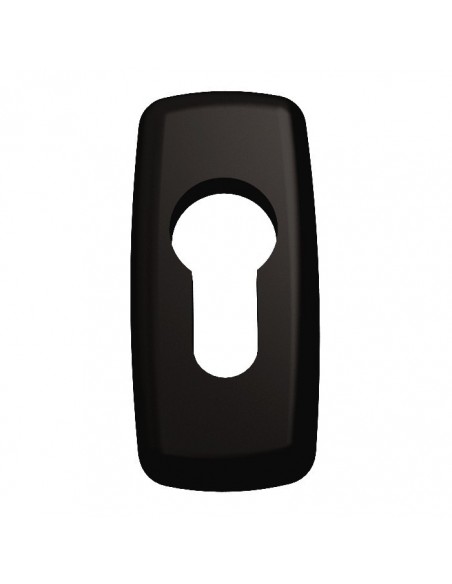 Διπλό πόμολο χερούλι αλουμινίου με ροζέτα για πόρτα