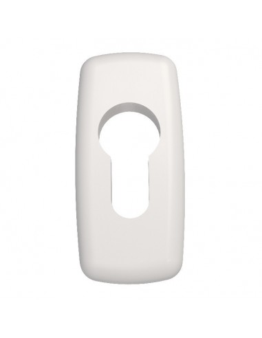 Διπλό πόμολο χερούλι αλουμινίου με ροζέτα για πόρτα