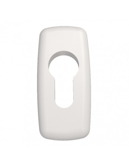 Διπλό πόμολο χερούλι αλουμινίου με ροζέτα για πόρτα