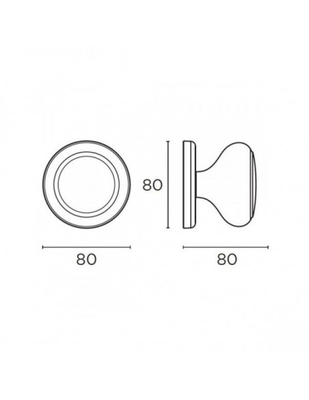 Πόμολο μπουλ για πόρτα σειρά 707 Πόμολο μπουλ για πόρτα σειρά 707