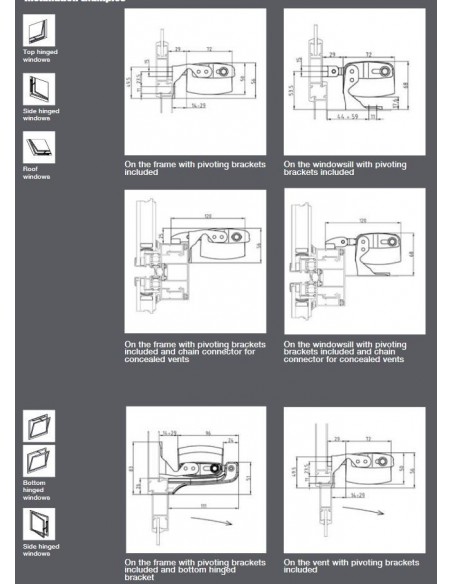 Ηλεκτρικός μηχανισμός φεγγίτη καδένα Stile UCS ULTRAFLEX CONTROL SYSTEM 41556C