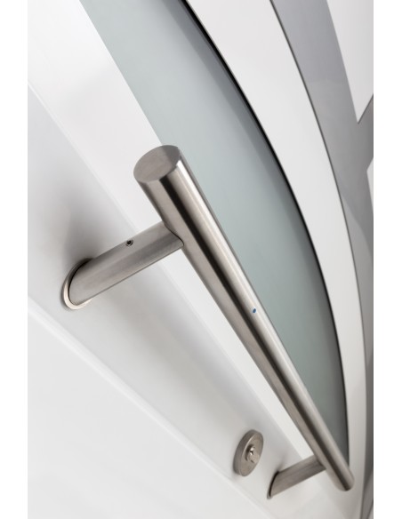 Λαβή κεντρικής πόρτας με αναγνώστη δακτυλικού αποτυπώματος