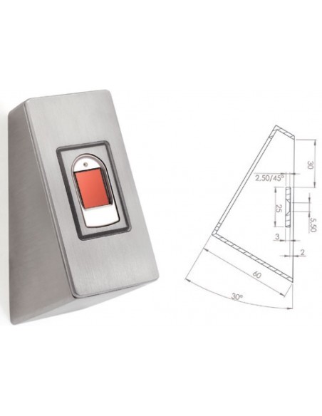 Στήριγμα τοίχου για τον αναγνώστη δαχτυλικών αποτυπωμάτων   Στήριγμα τοίχου για τον αναγνώστη δαχτυλικών αποτυπωμάτων