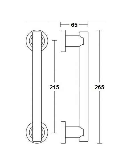 Διακοσμητική λαβή πόρτας σειρά 135 Διακοσμητική λαβή πόρτας σειρά 135