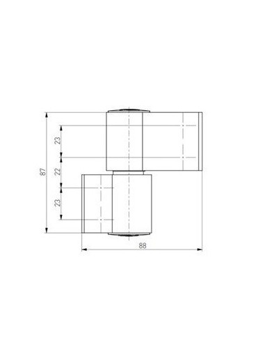 ΜΕΝΤΕΣΕΣ ΠΟΡΤΑΣ ΑΛΟΥΜΙΝΙΟΥ TREND ALU Q2 ΒΑΡΕΟΥ ΤΥΠΟΥ, ΜΕ 3 ΡΥΘΜΙΣΕΙΣ