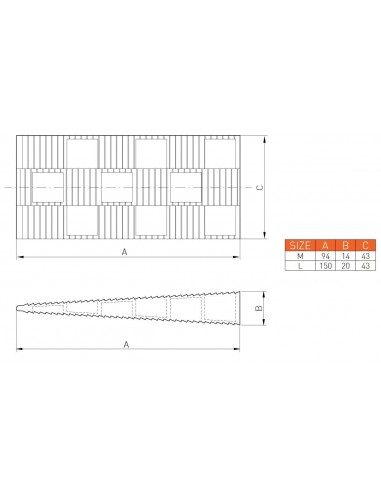 Τακάκια-σφήνες ρυθμιζόμενα 