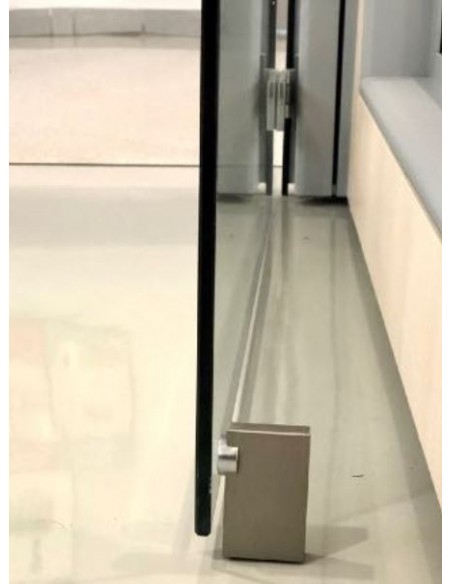 Μαγνητικά Στοπ Δαπέδου Αλουμινίου INOX MAT Μαγνητικά Στοπ Δαπέδου Αλουμινίου INOX MAT