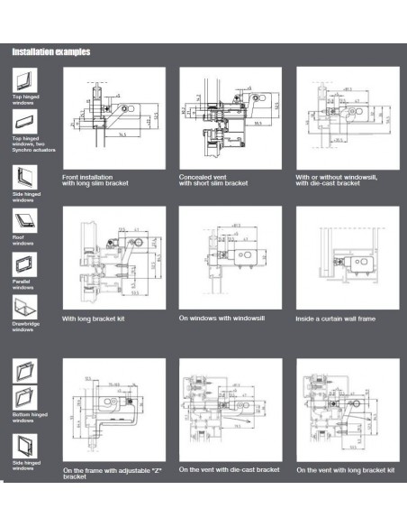 Ηλεκτρικός μηχανισμός φεγγίτη καδένα Quasar UCS ULTRAFLEX CONTROL SYSTEM 40837Z Ηλεκτρικός μηχανισμός φεγγίτη καδένα Quasar UCS ULTRAFLEX CONTROL SYSTEM 40837Z