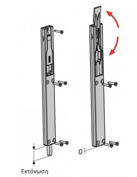 Σύρτης πόρτας κοντός