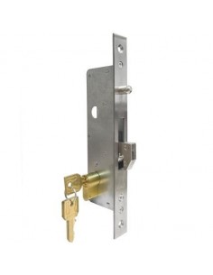 Hook bolt lock with 54mm brass cylinder