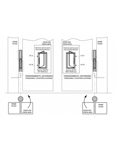 Μεντεσές βαρέως τύπου με ελατήριο