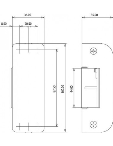 Ηλεκτρικό αντίκρυσμα αντιπανικού YALE
