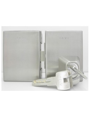 Κλειδαριά κρυστάλλου Τζαμόπορτας με κύλινδρο ασφαλείας Πρόσθετη GEVY