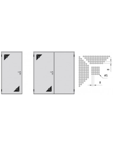 ΠΟΡΤΑ ΑΠΛΗ ΜΕΤΑΛΛΙΚΗ ΜΕ ΕΞΑΕΡΙΣΜΟ