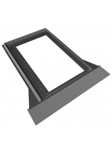 Παράθυρο ταράτσας - στέγης - οροφής Optilight κεντρικού άξονα περιστροφής