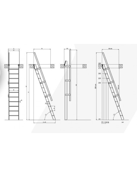 Σκάλες οροφής ανακλινόμενες MSP Pivot