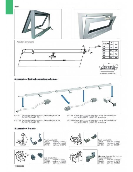 Ηλεκτρικός μηχανισμός προβολή και ανάκλισης φεγγιτών UCS ULTRAFLEX CONTROL SYSTEM 40313C Ηλεκτρικός μηχανισμός προβολή και ανάκλισης φεγγιτών UCS ULTRAFLEX CONTROL SYSTEM 40313C