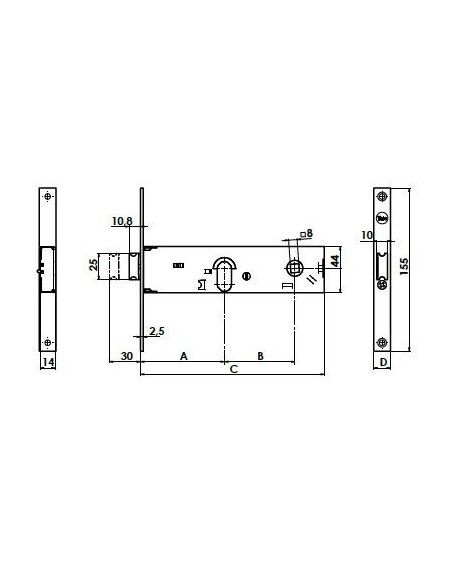 Κλειδαριά Φάσας ASSA ABLOY