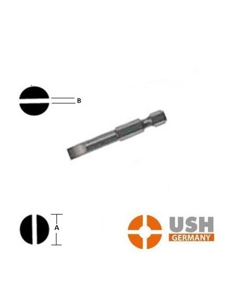 Μύτη ίσια Γερμανίας USH 1/4 Μύτη ίσια Γερμανίας USH 1/4