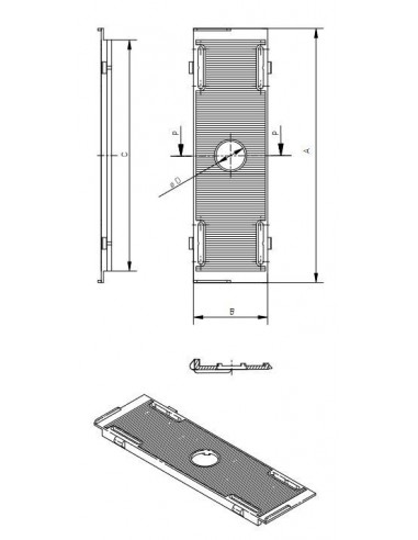 Τακάκι στερέωσης γυαλιού 