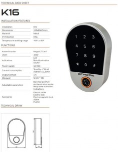Καρταναγνώστης - Access Control K16 2