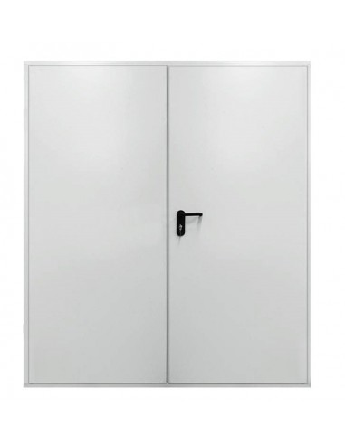 Πόρτα αποθήκης απλή μεταλλική, μη πυράντοχη.