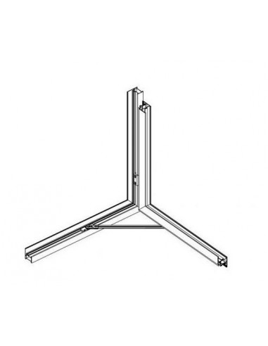 Κουμπάσο BREZZA περιμετρικού για πόρτα/παράθυρο με φρένο στοπ ALU 16