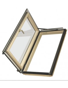 Roof exit window
