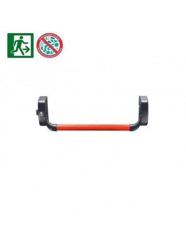 Μηχανισμός μπάρας πανικού-έξοδου κινδύνου δίφυλλη ISEO Fast Push IDEA Base-Αντιμικροβιακή-αντιβακτηριδιακή προστασία