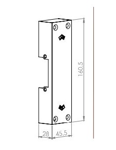 Ηλεκτρικό κυπρί για μπάρα πανικού (Fail Safe) 1610 BARCELONA-SPAIN 2