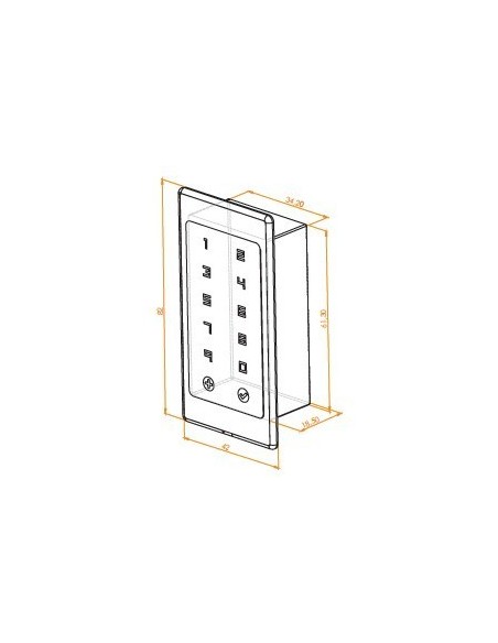 ΠΛΗΚΤΡΟΛΟΓΙΟ ΑΦΗΣ R7-TP-S ΠΛΗΚΤΡΟΛΟΓΙΟ ΑΦΗΣ R7-TP-S